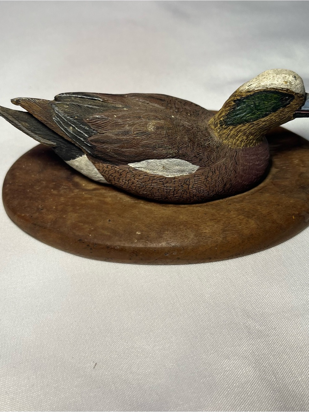VTG Wildlife & Wood BILL CALLAHAN American Widgeon Duck HAND PAINTED Mini Decoy
